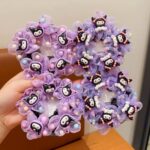 کش بقچه ای بنفش کرومی