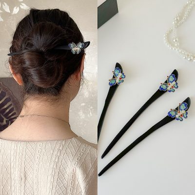 کانزاشی چوبی پروانه لاجوردی