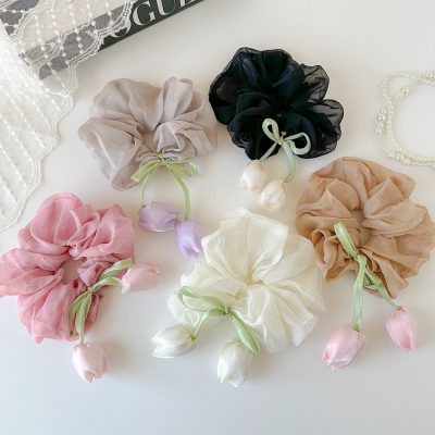 gallery soshiyant ـ گالری سوشیانت ـ کش مو_ کش اسکرانچی لاله