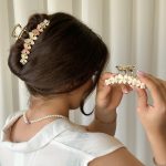 کلیپس فلزی  عقیق پروانه ZAYA