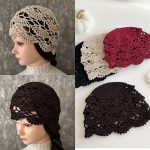 کلاه بافت صدفی