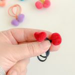 کش گرهی قلبی مخملی - Image 2