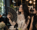 باد بزن گیپور مشکی - Image 3