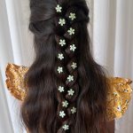 گیره قفل مویی شکوفه کریستالی - Image 6